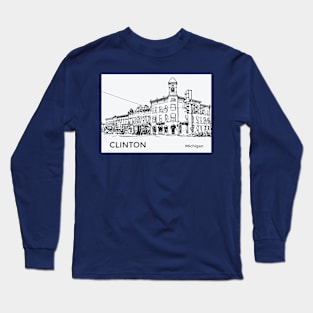 Clinton Michigan Long Sleeve T-Shirt